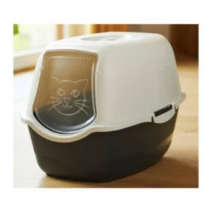 Rotho My Pet Bailey Τουαλέτα Γάτας Κλειστή Μαύρη Μ56 x Π40 x Υ39cm