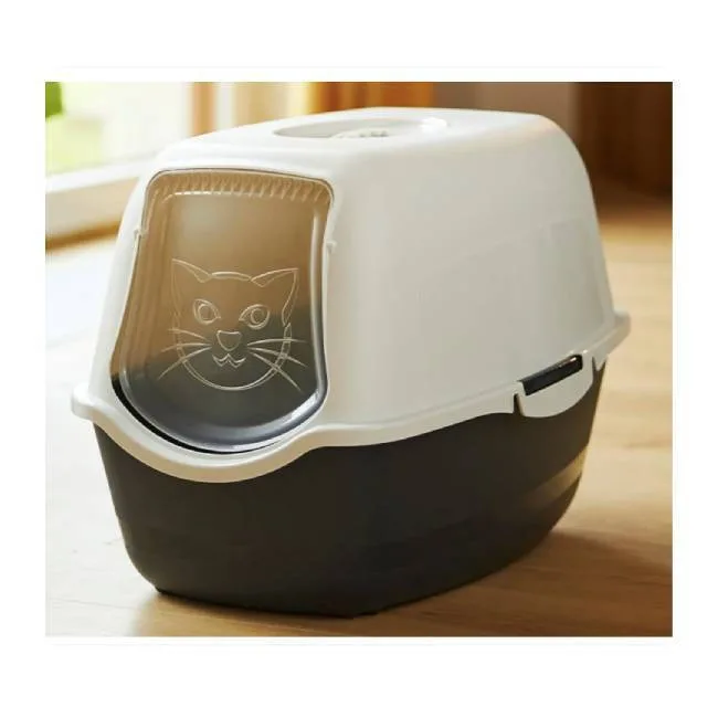 Rotho My Pet Bailey Τουαλέτα Γάτας Κλειστή Μαύρη Μ56 x Π40 x Υ39cm
