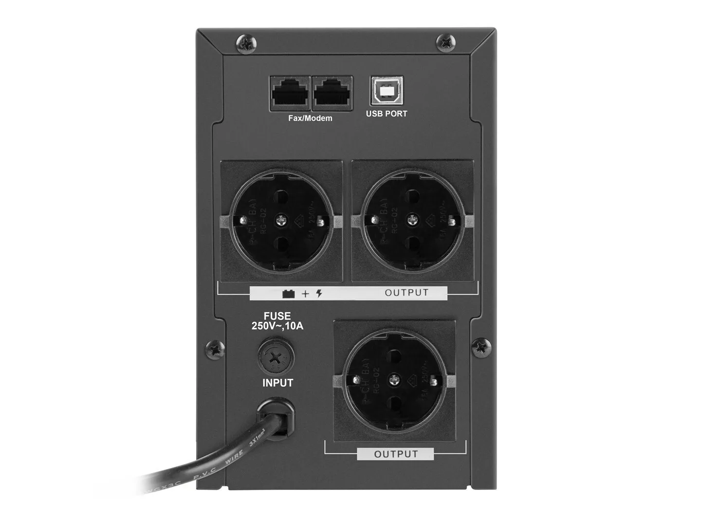 Armac O/1500F/LCD UPS Line-Interactive 1500VA με 3 Schuko Πρίζες