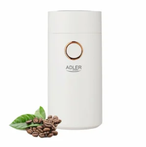 Adler AD 4446WG Ηλεκτρικός Μύλος Καφέ 150W με Χωρητικότητα 75gr Λευκός