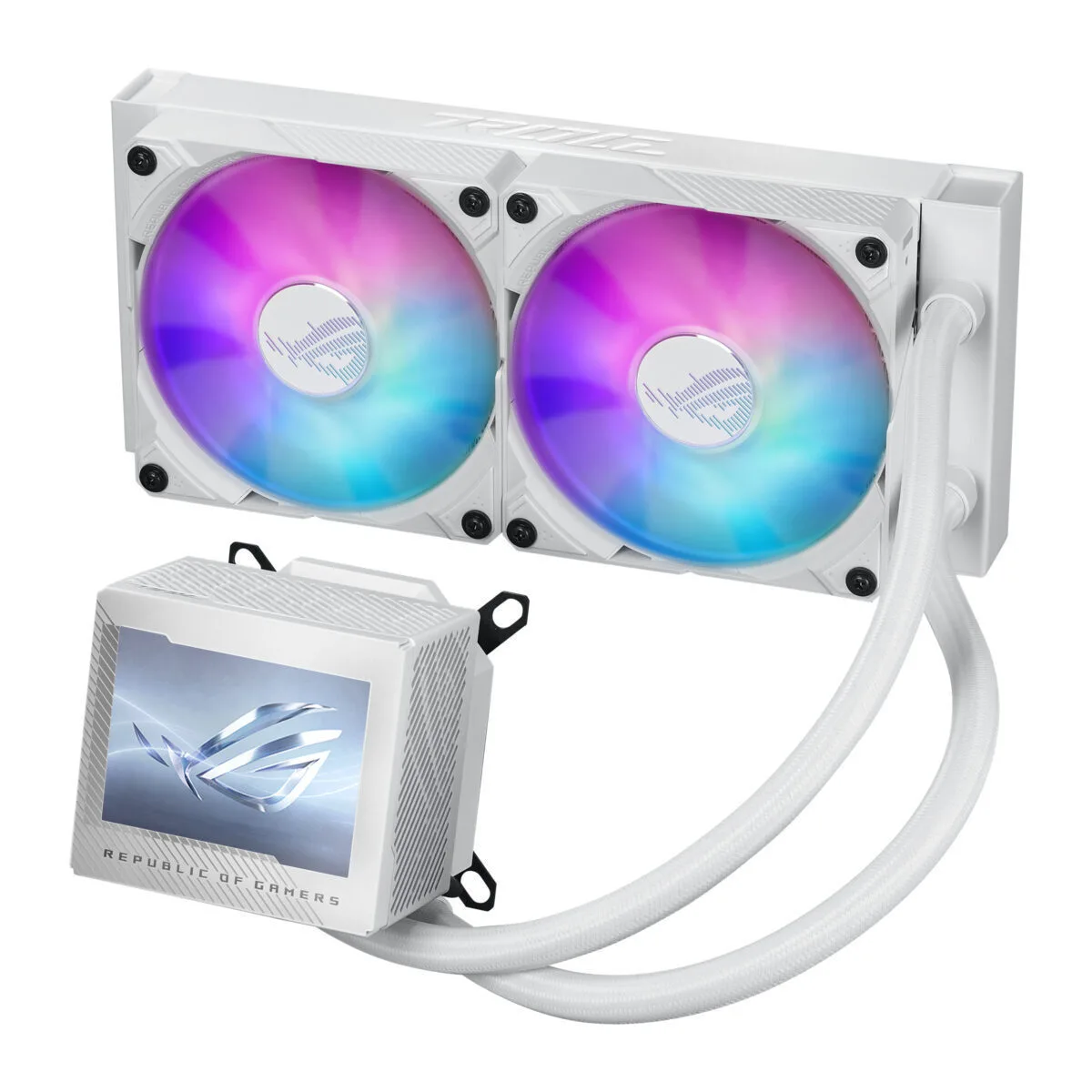 ASUS ROG RYUJIN III 240 ARGB White Edition Επεξεργαστής Ψύκτης υγρού όλα σε ένα 12 cm  1 τεμάχια