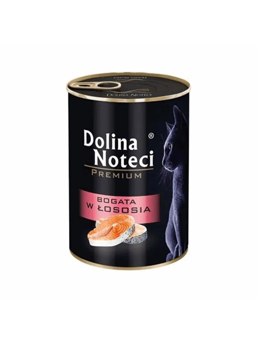 Dolina Noteci Premium Υγρή Τροφή για Ενήλικες Γάτες σε Κονσέρβα με Σολομό 400gr