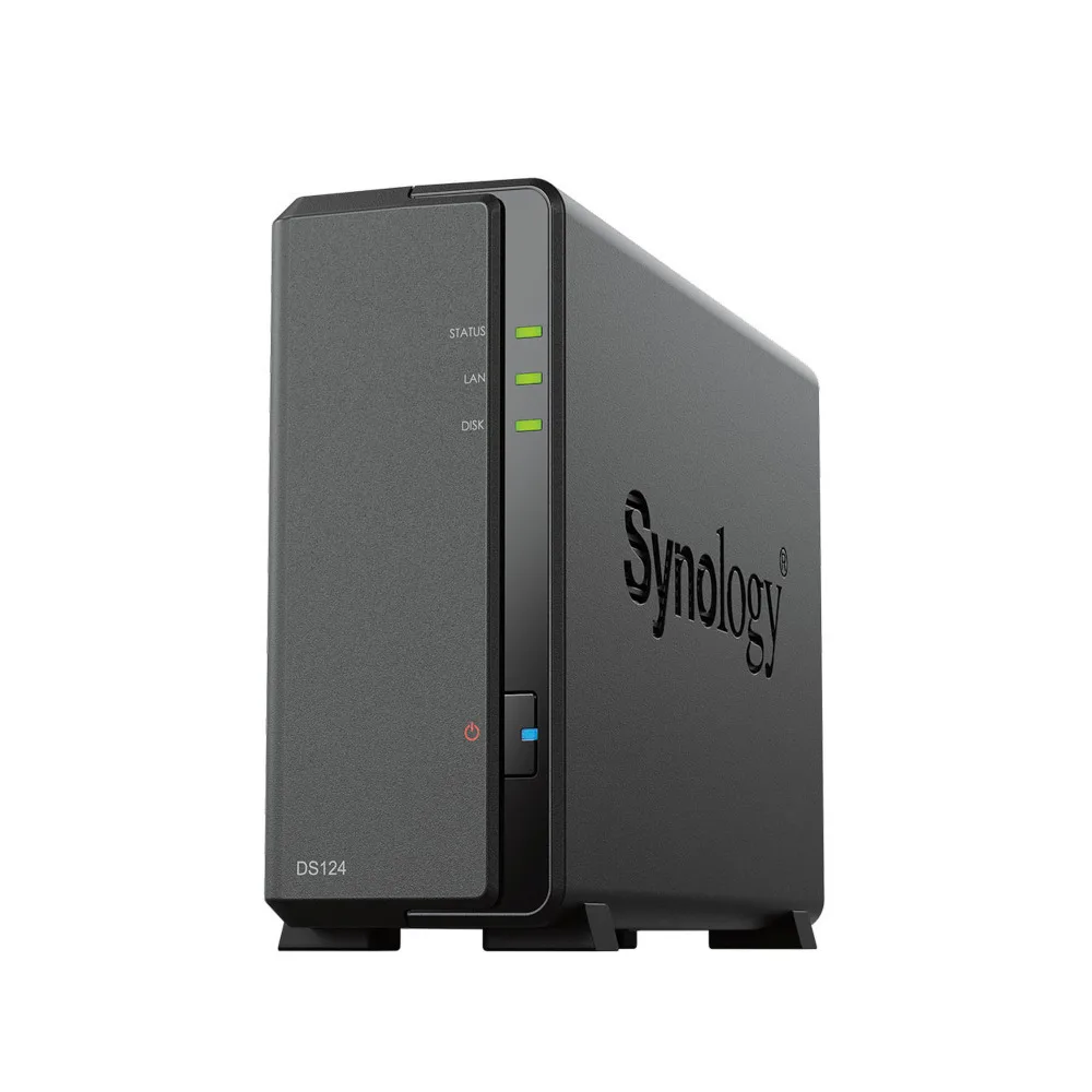 Synology DiskStation DS124 NAS & διακομιστής αποθήκευσης Επιφάνεια Εργασίας Σύνδεση Ethernet/LAN Μαύρος (Μαύρο) RTD1619B