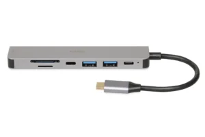 iBox Dock / USB-A Docking Station με 4K PD Ethernet Γκρι