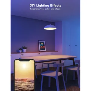 Govee Smart Λάμπα LED 12W Wifi&BLE RGBW 1200lm Dimmable E27