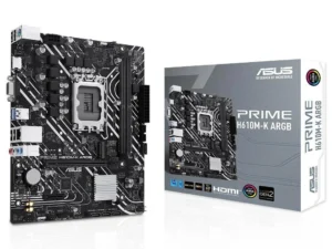 ASUS PRIME H610M-K ARGB Intel H610 LGA 1700 micro ATX