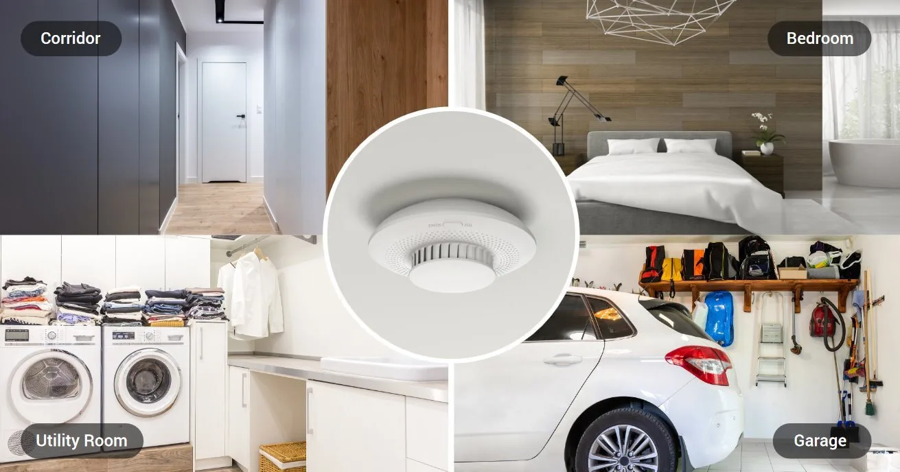 EZVIZ CS-T4C έξυπνος ανιχνευτής καπνού Ασύρματες συνδέσεις