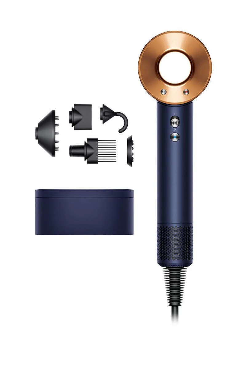 Dyson Supersonic HD07 Ionic Πιστολάκι Μαλλιών 1600W Dark Blue/Copper
