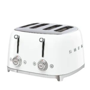 Smeg TSF03WHEU Φρυγανιέρα 4 Θέσεων 2000W Λευκή