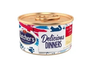 Butcher's Pet Care Classic Delicious Dinners Beef with Liver Υγρή Τροφή για Ενήλικες Γάτες σε Κονσέρβα με Μοσχάρι χωρίς