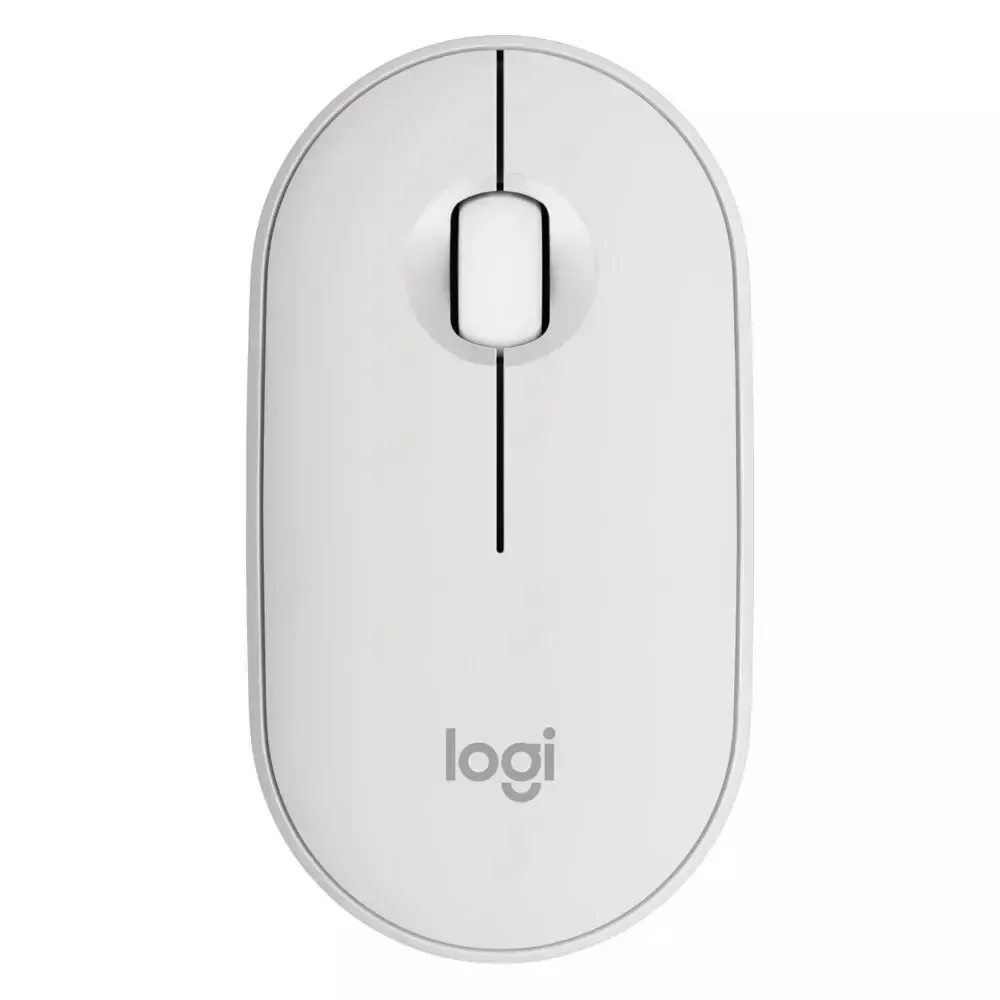 Logitech Pebble M350s Ασύρματο Bluetooth Ποντίκι White