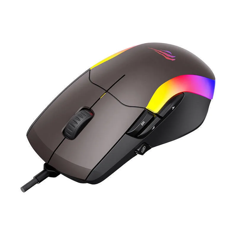 Havit MS959S RGB Gaming Ποντίκι Καφέ