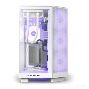 Κουτί Υπολογιστή NZXT H6 Flow RGB Midi Tower Λευκό