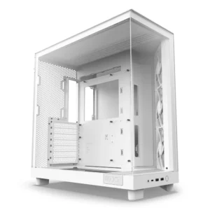 NZXT H6 Flow Gaming Midi Tower Κουτί Υπολογιστή με Πλαϊνό Παράθυρο Λευκό CC-H61FW-01