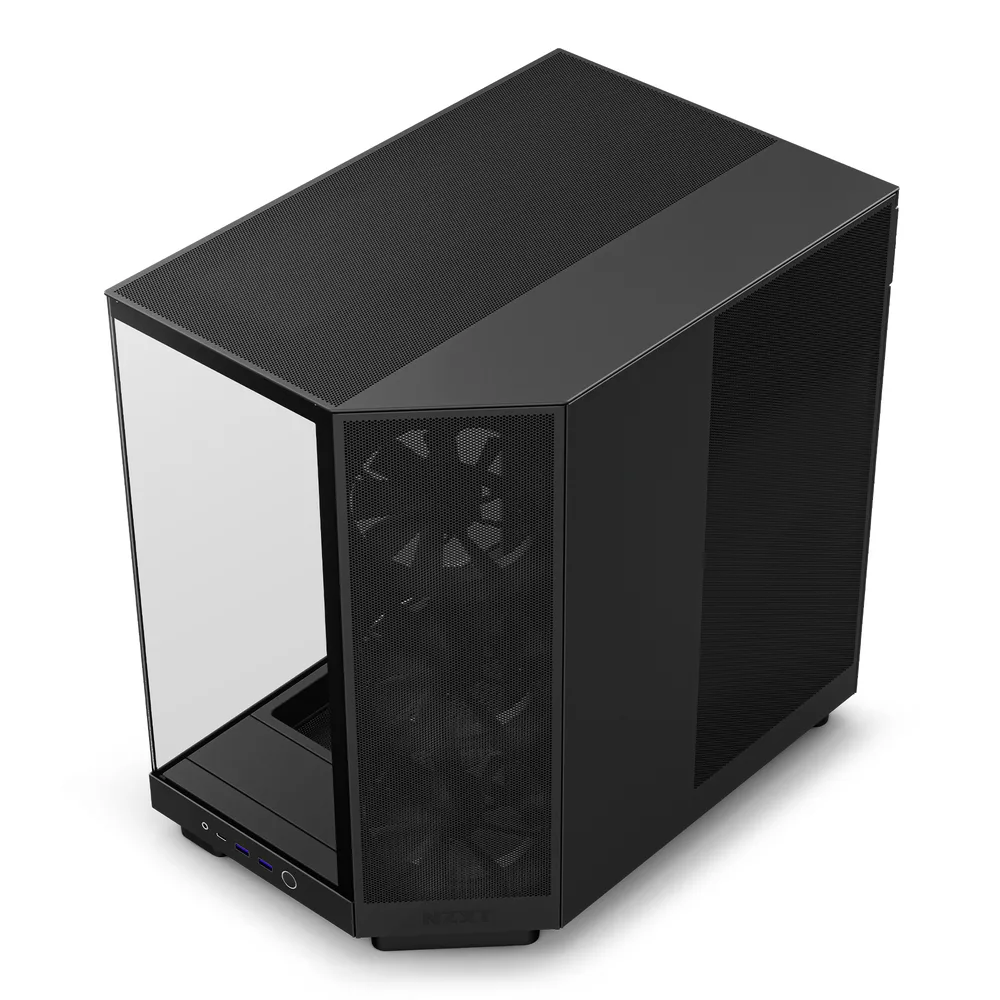 NZXT H6 Flow Gaming Midi Tower Κουτί Υπολογιστή με Πλαϊνό Παράθυρο Μαύρο CC-H61FB-01