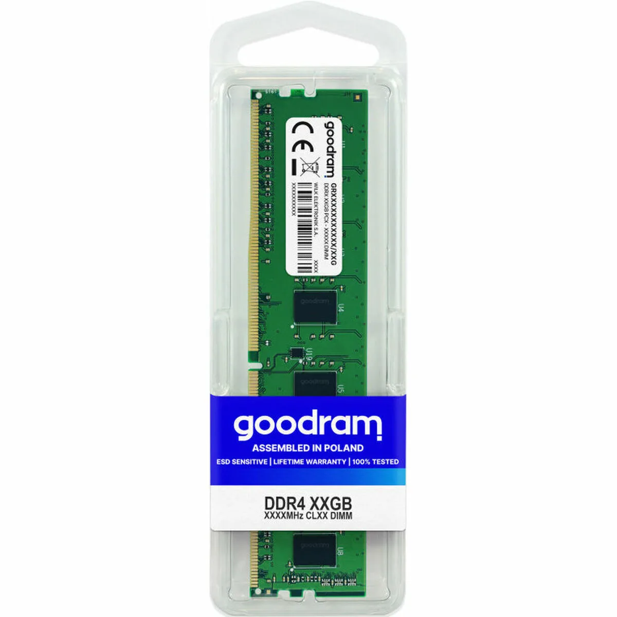 GoodRAM 8GB DDR4 RAM 2400 (GR2400D464L17S/8G)