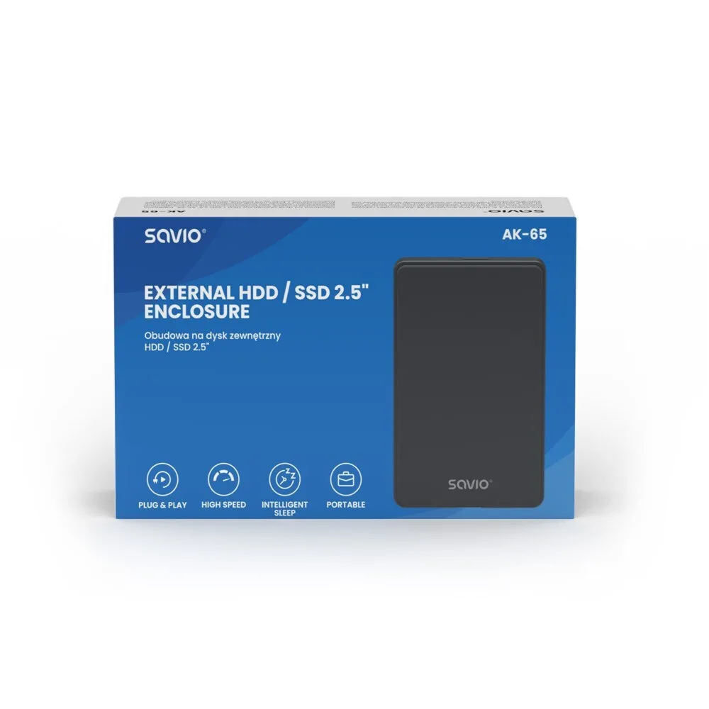 Savio Θήκη Σκληρού Δίσκου 2.5" SATA III, USB 3.0
