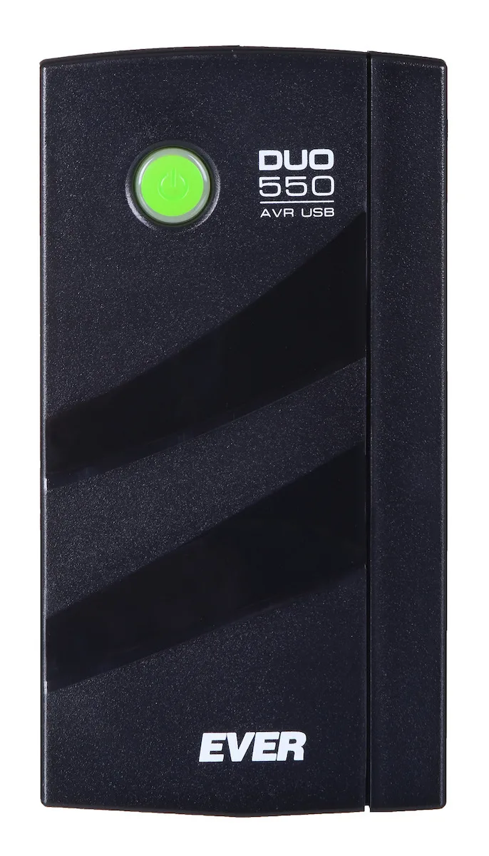 Ever Duo 550 AVR FR UPS Line-Interactive 550VA 330W με 4 Schuko Πρίζες