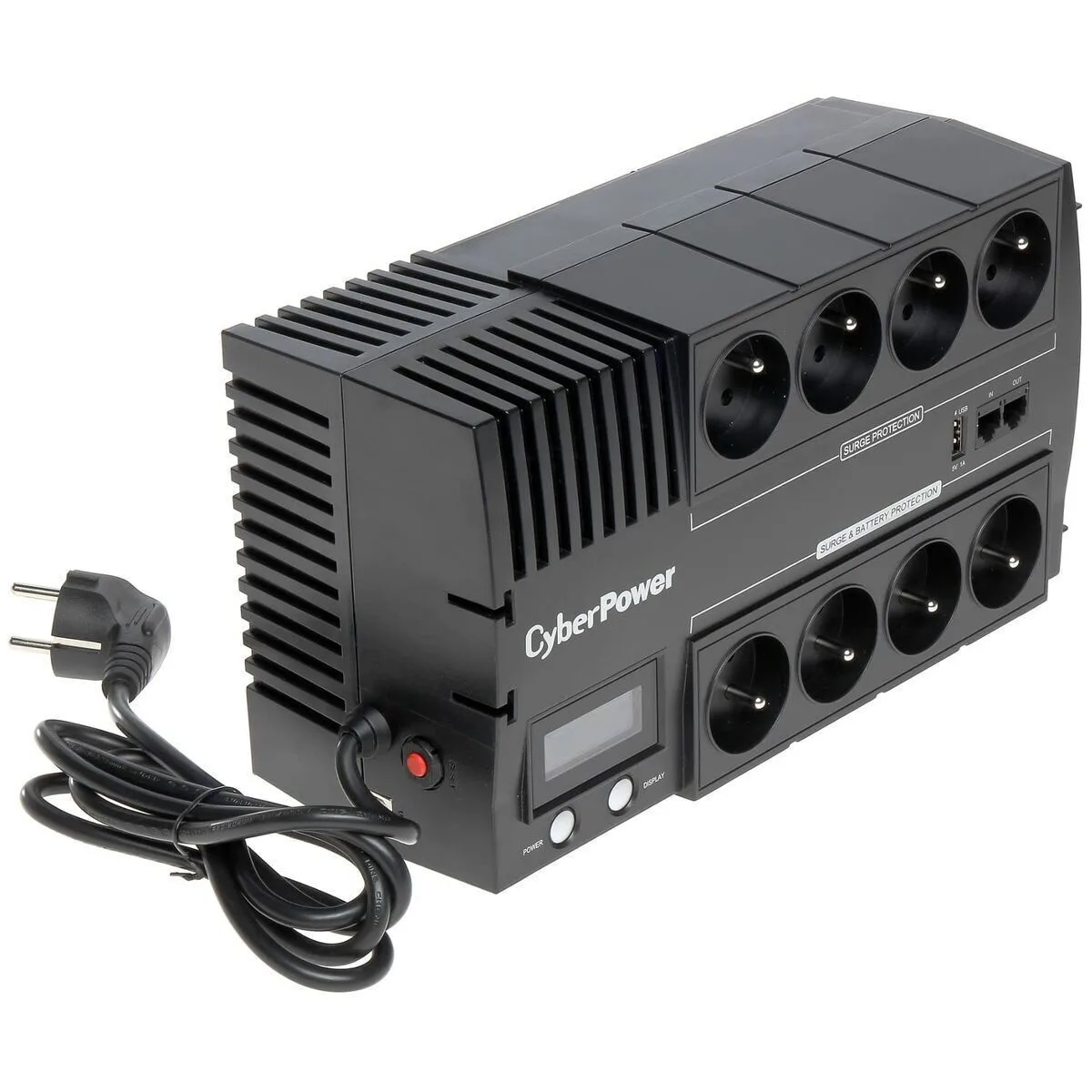 CyberPower BR1000ELCD-FR (Γαλλική Πρίζα) UPS Line-Interactive 1000VA 600W με 8 Schuko Πρίζες