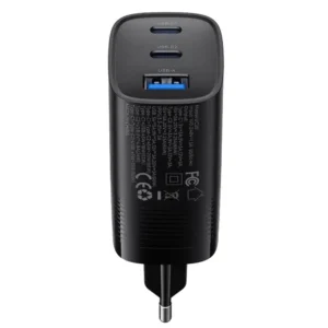 Havit UC20 GaN 65 W three-port travel charger Φορτιστής black