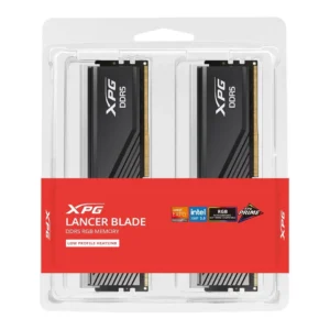Adata Lancer RGB 32GB DDR5 RAM με 2 Modules (2x16GB) και Ταχύτητα 6000 για Desktop (AX5U6000C3016G-DTLABRBK)