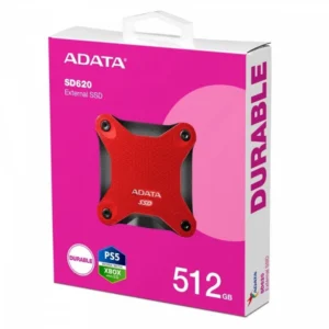 Adata SD620 USB 3.2 Εξωτερικός SSD 512GB 2.5" Κόκκινο