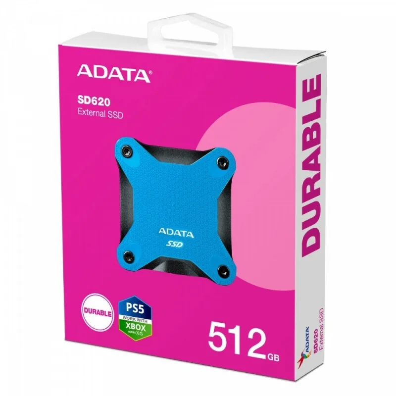 Adata SD620 USB 3.2 Εξωτερικός SSD 512GB 2.5" Μπλε