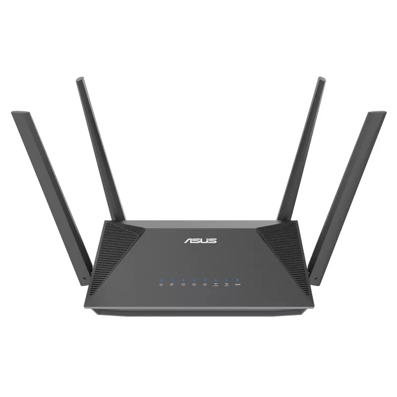 Router ASUS RT-AX52 AX1800 AiMesh ασύρματος δρομολογητής Gigabit Ethernet Διπλής ζώνης (2.4 GHz / 5 GHz) Μαύρο