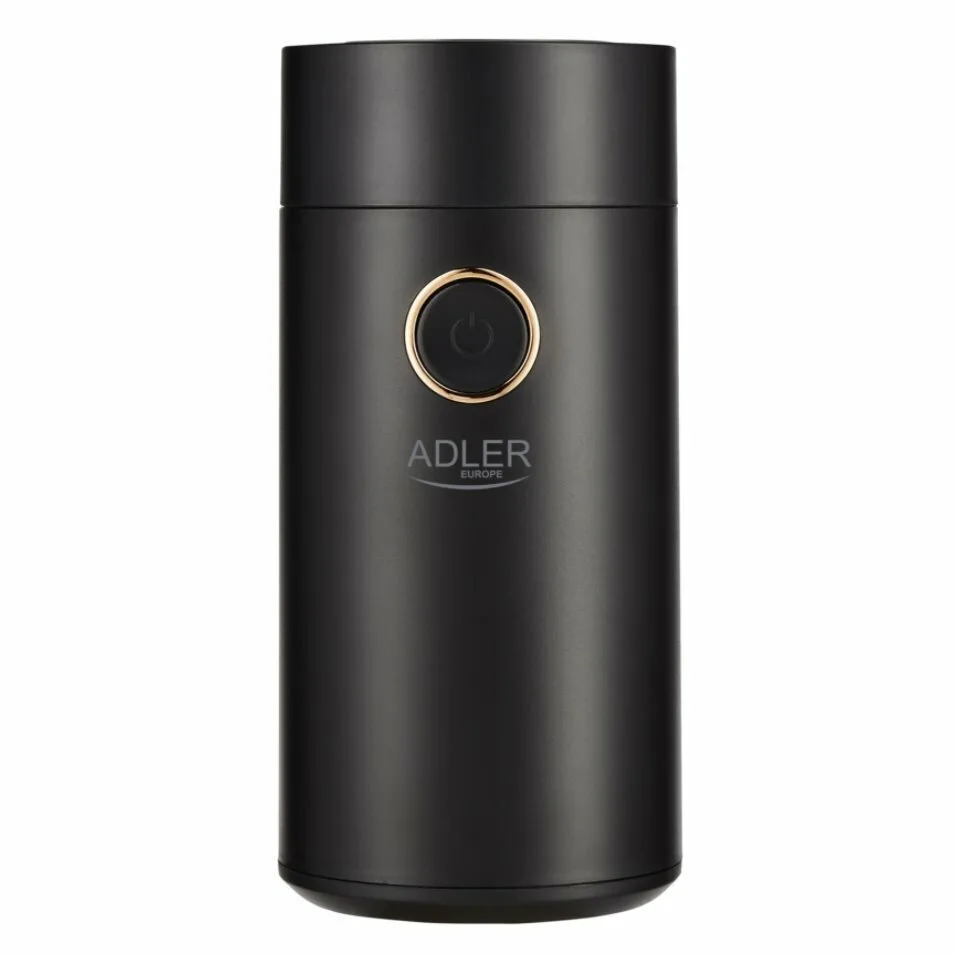 Adler AD 4446B Ηλεκτρικός Μύλος Καφέ 150W με Χωρητικότητα 75gr Μαύρος