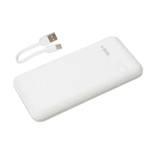 iBox Power Bank 10000mAh με Θύρα USB-A Power Delivery Λευκό