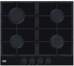 Εστία Αυτόνομη Υγραερίου Beko HILG 642C5 SB 4 Θέσεων 59x52εκ. Μαύρη