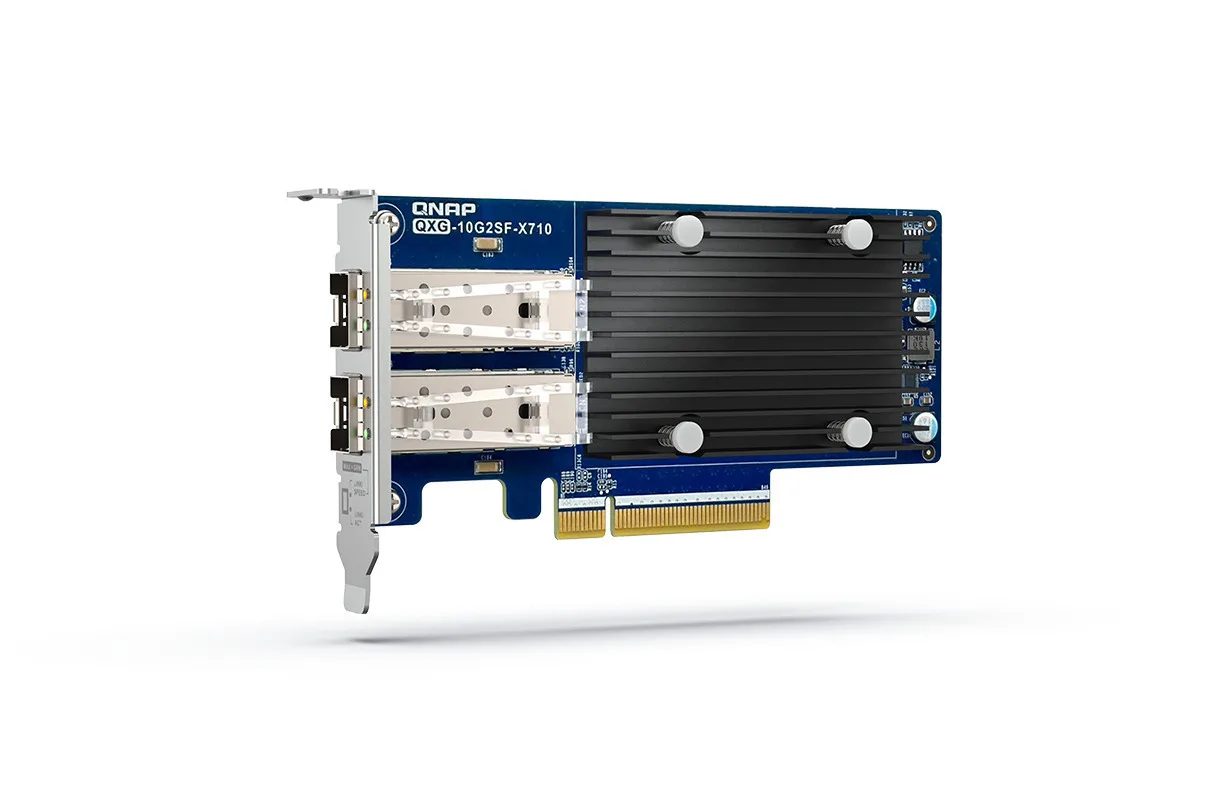 QNap 2x 10gbe Sfp+ Dual-port Κάρτα επέκτασης δικτύου PCI-e