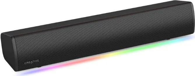Creative Sound Blaster GS3 Ασύρματα Ηχεία 2.0 με RGB Φωτισμό και Bluetooth Ισχύος 24W Μαύρο