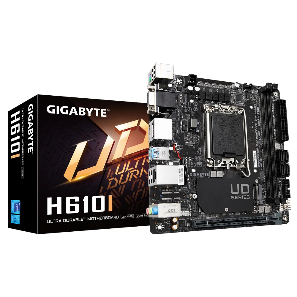 Gigabyte H610I μητρική κάρτα Intel H610 Express LGA 1700 mini ITX