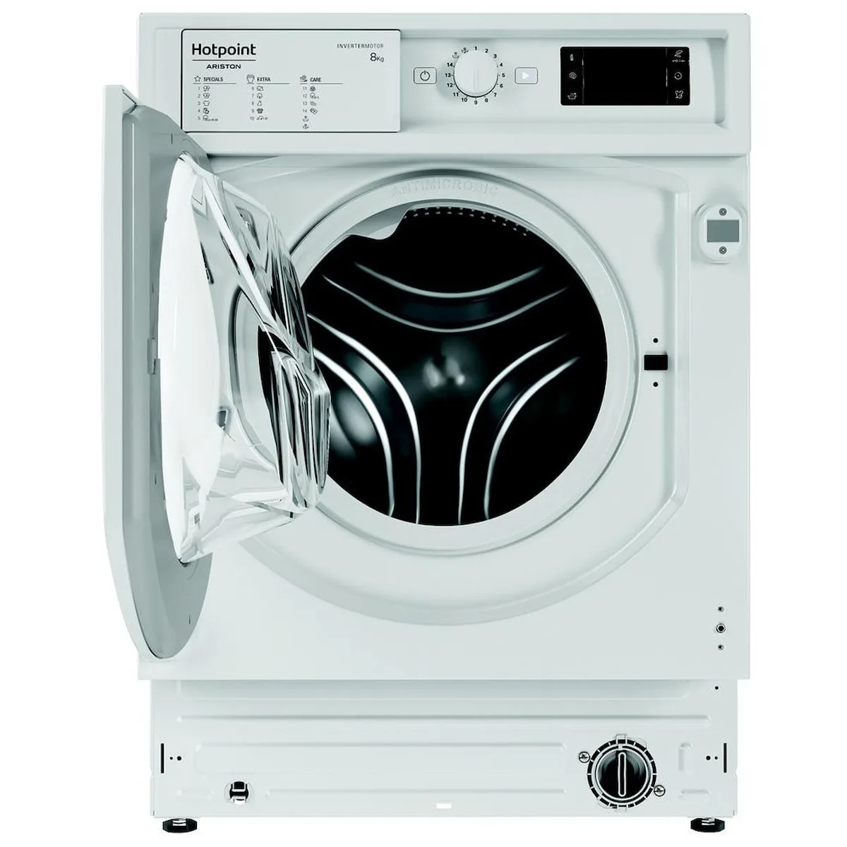 Πλυντήριο Ρούχων Εντοιχιζόμενο Hotpoint-Ariston BI WMHG 81485 EU 8kg Β 1400 Στροφών