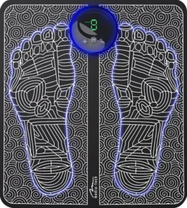 Media-tech Mt6527 Foot Pulse Massage Mat Black