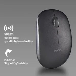 NGS Fog Pro Ασύρματο Ποντίκι Μαύρο