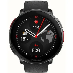 Polar VANTAGE V3 Aluminium 47mm Αδιάβροχο Smartwatch με Παλμογράφο (S/L Black Rubber Strap)
