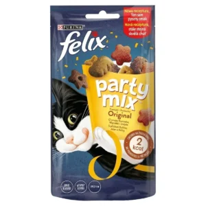 Purina Party Mix Original Λιχουδιές Σνακ με Κοτόπουλο για Ενήλικες Γάτες 60gr S9110207