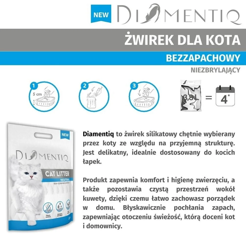Diamentiq Άμμος Γάτας 28kg / 30lt 91367