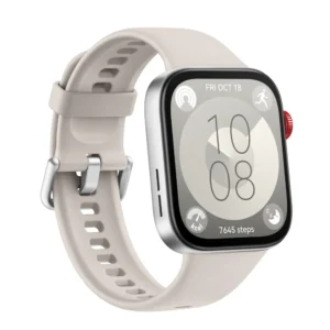 Huawei Watch Fit 3 Aluminium 43mm Αδιάβροχο με Παλμογράφο (Λευκό)