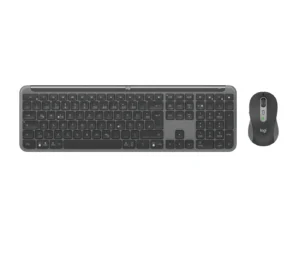 Logitech Signature Slim Combo MK950 Ασύρματο Bluetooth Σετ Πληκτρολόγιο & Ποντίκι Αγγλικό US