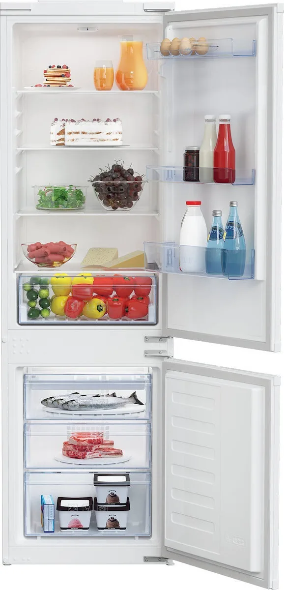 Beko Ψυγειοκαταψύκτης 271lt Υ177.5xΠ54xΒ54.5εκ. Λευκός BCSA285K4SN