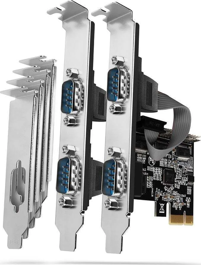 Axagon PCEA-S4N Pcie Controller 4x Serial Adapter