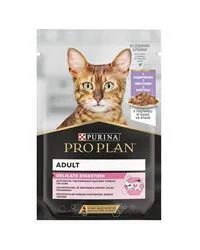 Purina Delicate Υγρή Τροφή για Ενήλικες Γάτες σε Φακελάκι με Γαλοπούλα 85gr
