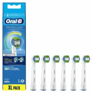 Oral-b Precision Clean Cleanmaximiser Xl Pack Ανταλλακτικές Κεφαλές Ηλεκτρική Οδοντόβουρτσα 6τμχ