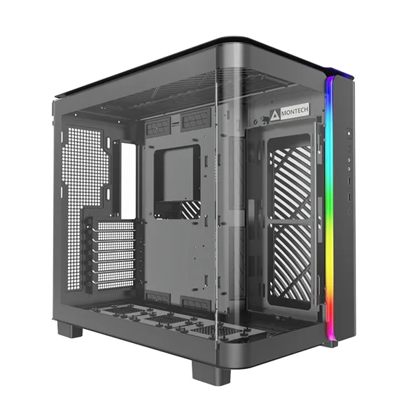 Montech King 95 KING95B Midi Tower Κουτί Υπολογιστή με Πλαϊνό Παράθυρο Μαύρο