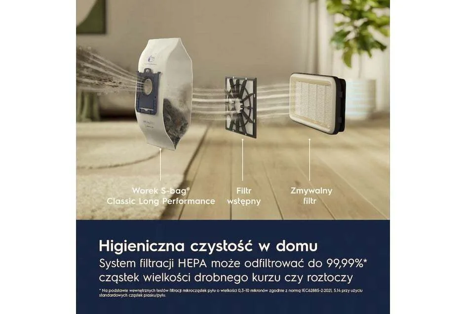 Electrolux EB31C1DB Ηλεκτρική Σκούπα 650W με Σακούλα 3lt Μπλε