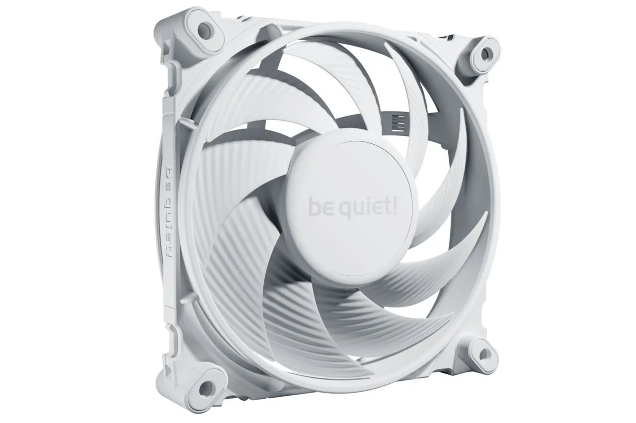 Be Quiet BL114 Case Fan 120mm με Σύνδεση 4-Pin PWM Λευκό