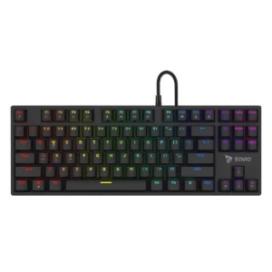 Savio Tempest X2 RGB Gaming Μηχανικό Πληκτρολόγιο Tenkeyless, Outemu Red, RGB φωτισμό (Αγγλικό US)